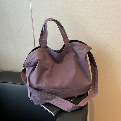 Einfarbig nylon zipper frauen tasche hohe schönheit produkt weiche vielseitige schulter tasche beliebte schulter tasche modische neue