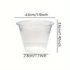 100pcs Small Plastic Cups - 1 OZ Graduated Measuring Cup - for Mixing Resin, Epoxy, DIY Arts & Crafts, Paint