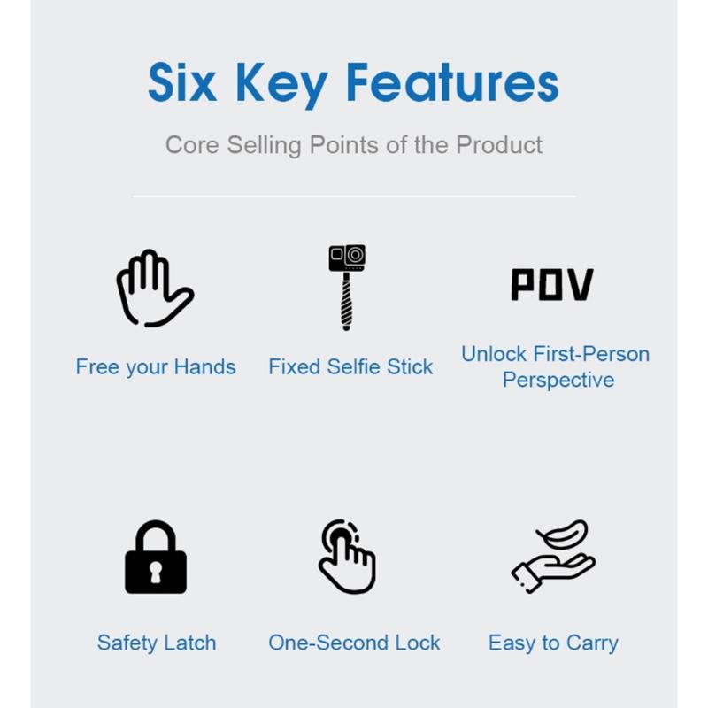 2 In 1 Backpacks Belt Clip Adjustable Holder Quick Release Mount For Up to 26mm Diameter Selfie Sticks Camera Support