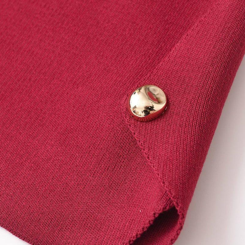 Kaslead New Arrival Women's Clothing Fashion Style Fashion Minimalist Side Button Decoration Knitting Vest 4192129