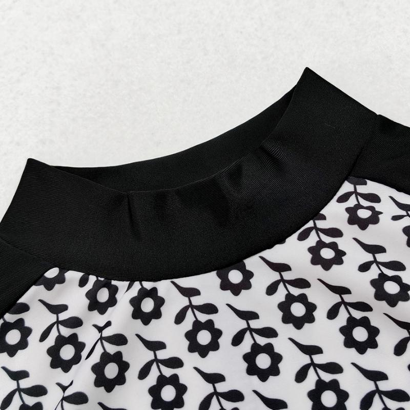 Женский мусульманский купальный костюм с кепкой и принтом Купальник Пляжная одежда — фото 10