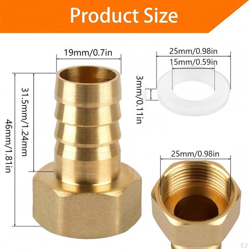 2 Stück Wasserhahn Schlauchverbinder Adapter Zubehör Robust Vielseitig Einfache Installation