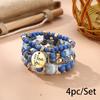 Bohemian bracelet creative tassel multi-layer beaded bracelet