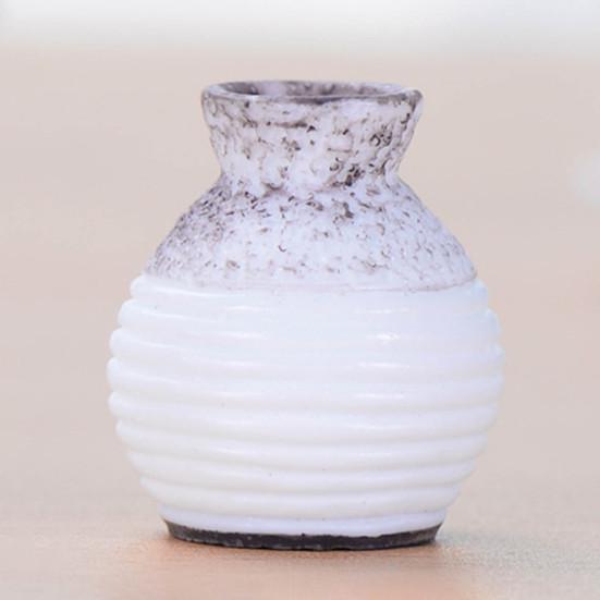 3 Buc Vază Mini cu Flori Compactă Decorativă Rășină Gură Mică DIY Ghiveci de Plante Articole de Uz Casnic