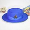 2023 Sombrero Fedora de Lana Sintética para Hombre Mujer Ala Ancha Accesorios de Lazo Pluma Otoño Invierno Caballero Sombrero Panamá Jazz