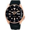 Seiko 5 Sports Automatic Mechanical Limited Rose Gold and Black Watch, Edition, Men's, SRPD76K1