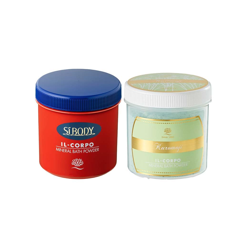 

Mineral Bath Powder Original and a set of two with your choice of scent (Original & Kuromoji)