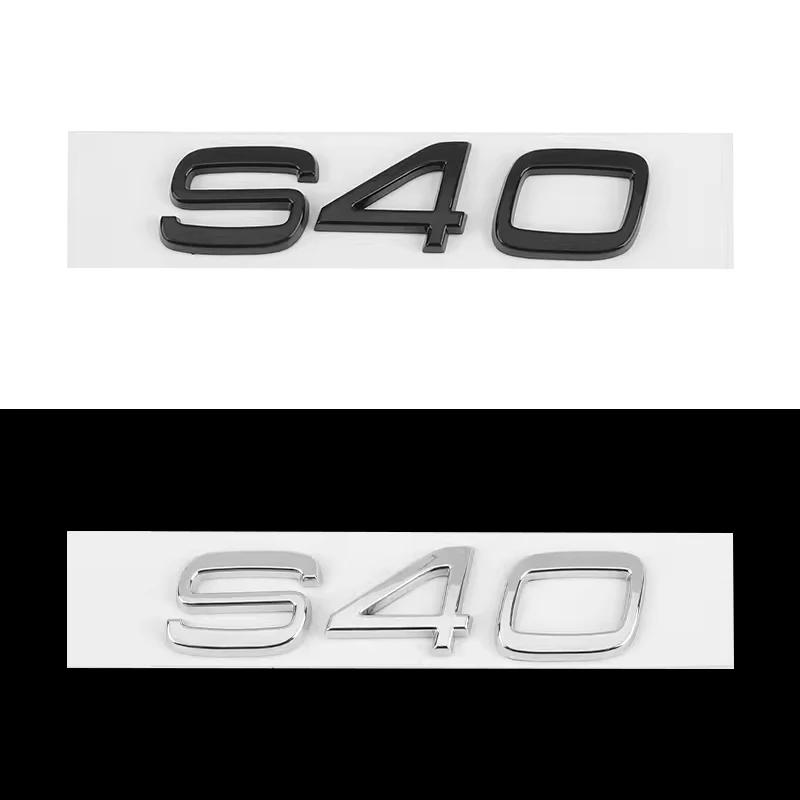 Car Audio Decorate 3D Aluminum Badge Emblem Stickers For VOLVO XC90 XC60 V40 V60 S60L Rear Logo Volvo Logo T4 T5 T6 B3 B4 B5 B6