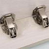 4/10pcs Cabinet Hinge 90 Degree 3/4in No-Drilling Hole Cupboard Door Hinges Soft Close With Screws Furniture Hardware