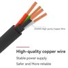 1m 4-Pin Kabel für Bambu Lab AMS Lite AMS Lite Drucker Kabel 3D Drucker Zubehör Langlebige PVC Hülle