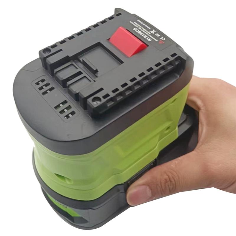 AD23-Converter Battery Adapter For Ryobi 18V ONE+ Li- Battery P107 Convert To For  18V Li- Battery Power Tools Easy T