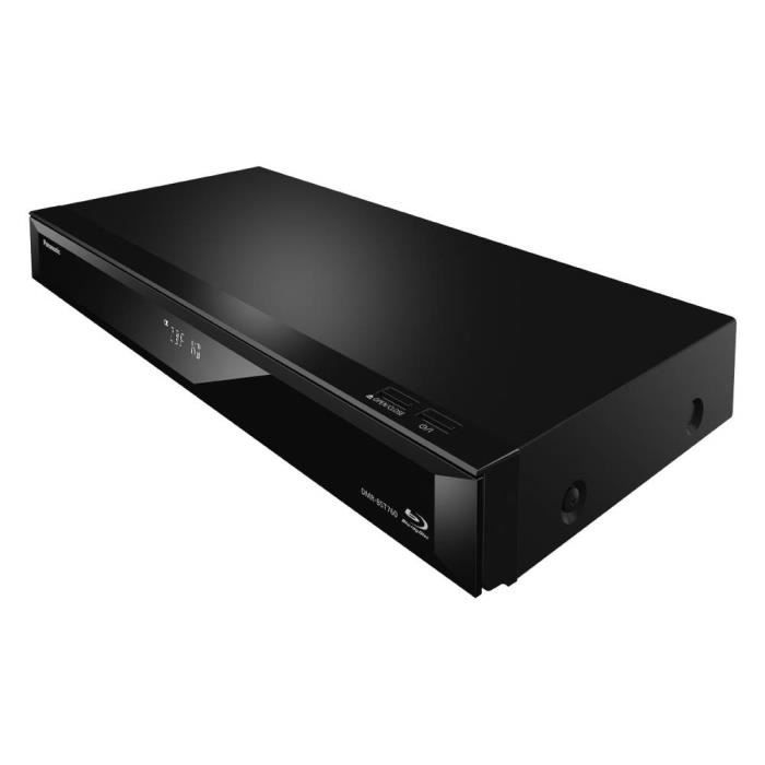 Lecteur Blu-ray - PANASONIC - DMR-BST760AG - Disque dur 500 Go - Upscaling 4K - Double tuner HD DVB-S