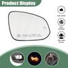 Right Passenger Side Mirror Glass Heat Blind Spot 89731-0E371 Compatible with Toyota Highlander 2020 2021 2022 2023 2024 Right Side Mirror Glass Rear