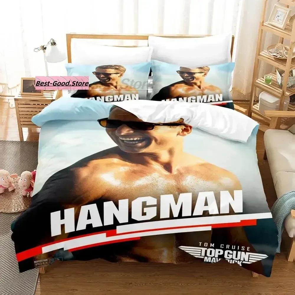 Gun Maverick 3D 2022 bed sheet set Bedding set Printed Duvet Cover Pillowcase Single Double Queen Super King Size Sets