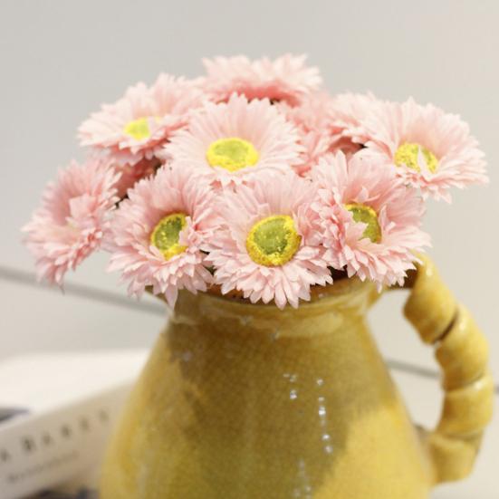 2 Stück künstliche Pflanzen, pflegeleicht, dekorativ, feine Textur, attraktive Einzelzweig-Blumenarrangements, Hochzeitsdekoration