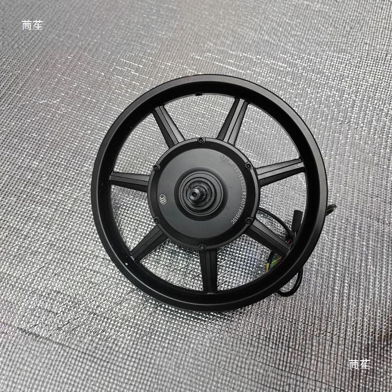 14" Folding Motorized Vehicle Hamama 48V 350W Brushless Geared High-Speed Motor - Black