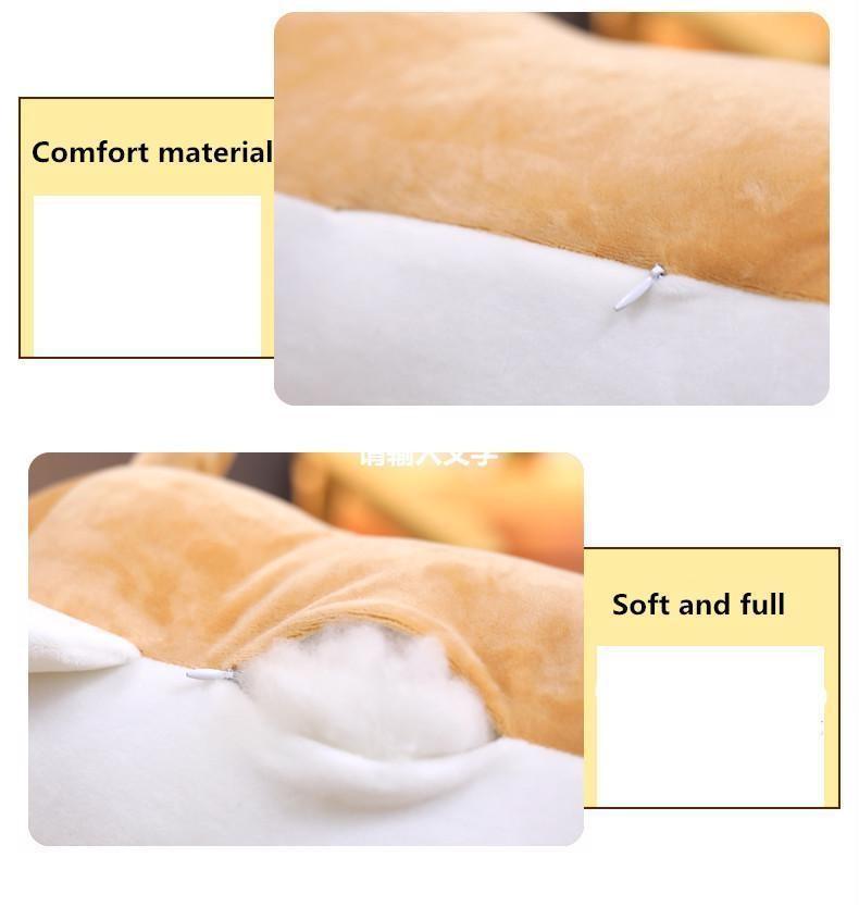 Miaoowa 30/50/60cm Cute Corgi Dog Plush Toy Soft Animal Pillow For All Ages