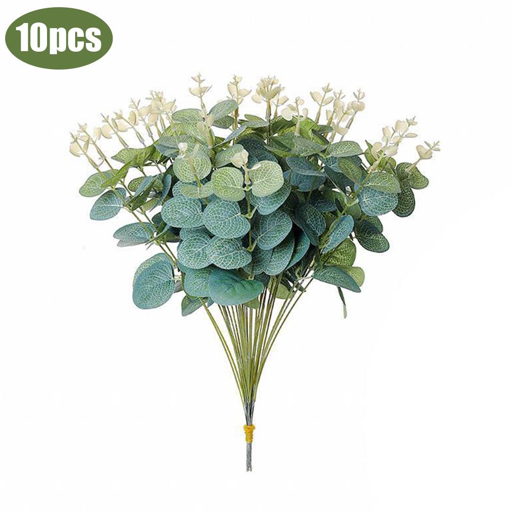 1/10 STÜCKE Künstliche Bambusblätter Simulation Kunststoff Bambusblätter Zweige Für Hochzeitsornamente Heim Garten Büro Dekorationen