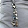 Charming Heart And Star Keychain Accessory Trendy Heart Star Bag Charm Keychain Personalized Keyrings Pendant for Women