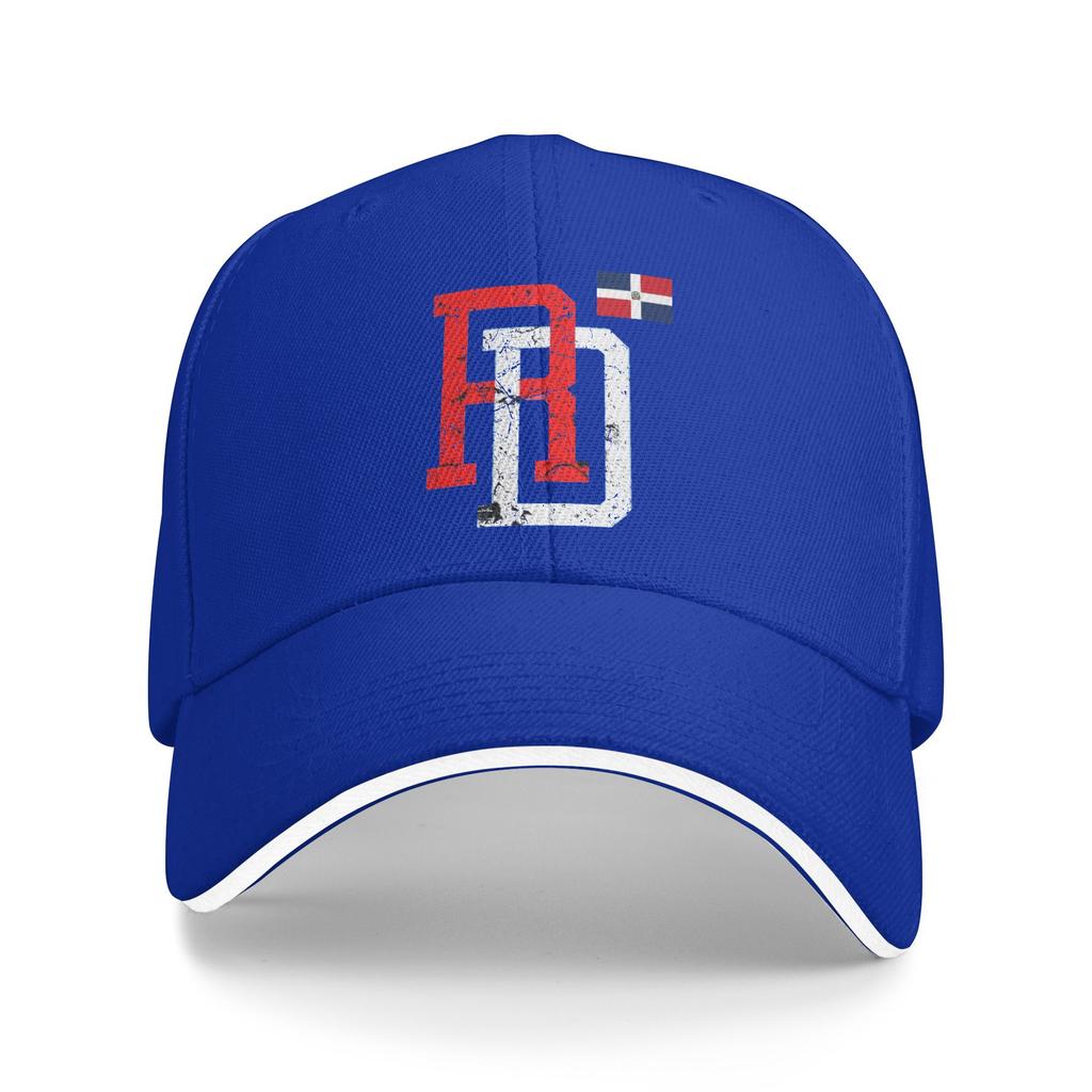 Baseballkappe Dominikanische Republik RD Flagge Stolz Laufen Hippie Trucker-Mütze Für Paare Damen Verstellbar Trendige Baseballkappen