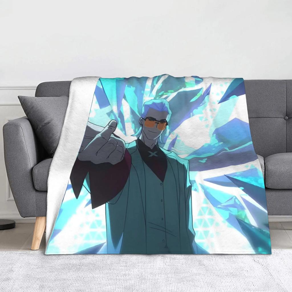 To Be Hero X Anime Blankets Flannel Spring Autumn  Multi-function Super Warm Throw Blanket for Home Outdoor Bedding Throws
