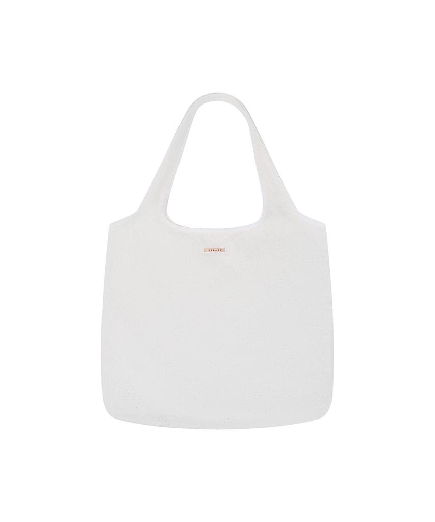 Siyazu Siac3133 Lace Pattern Bag_Ivory