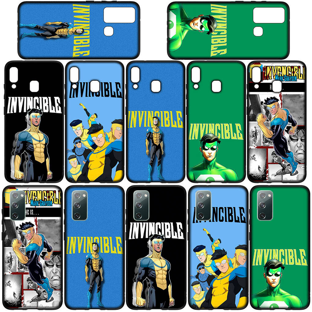 Phone Case for iPhone 17 16 15 Plus Huawei P30 P20 Lite Redmi Note 14 12 11 13 Pro Max OPPO A60 A80 A40 A18 A38 A54 Anime I-Invincibles Collage Cover