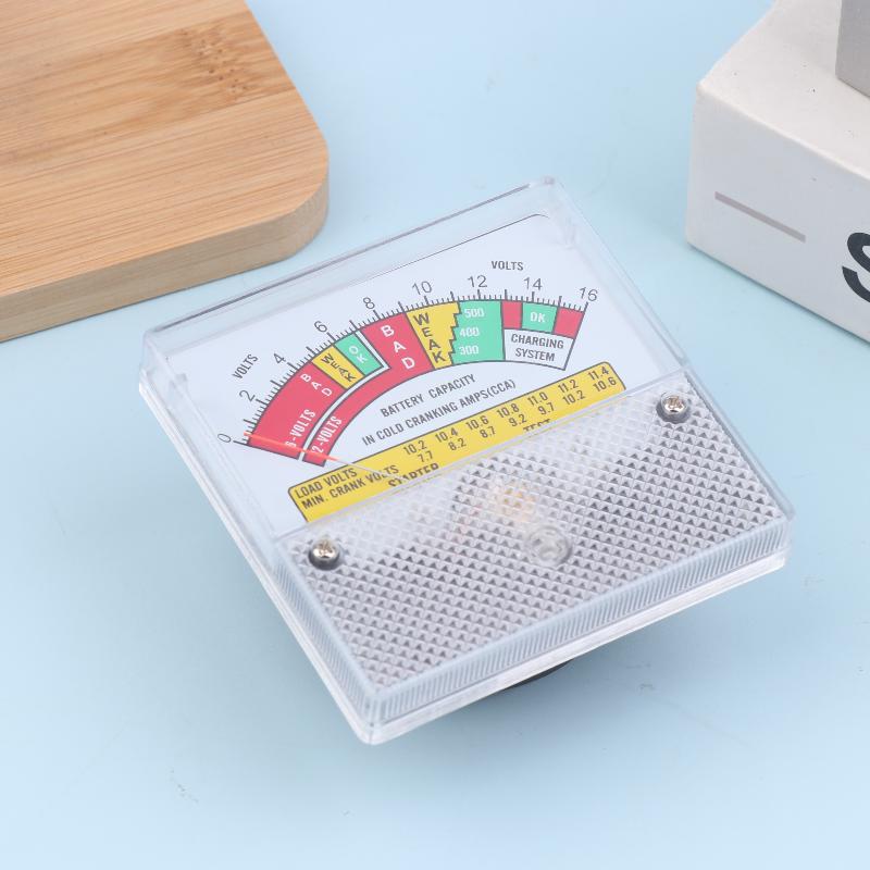 12V Battery Load Tester Gauge,Auto Battery Health Check Meter for Car & Motorcycle,CCA Battery Analyzer