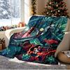 Final Fantasy Pattern Blanket for Home Decoration, Bed, Sofa, Car Travel, Camping, Suitable for All Seasons, Birthday Christmas Gift