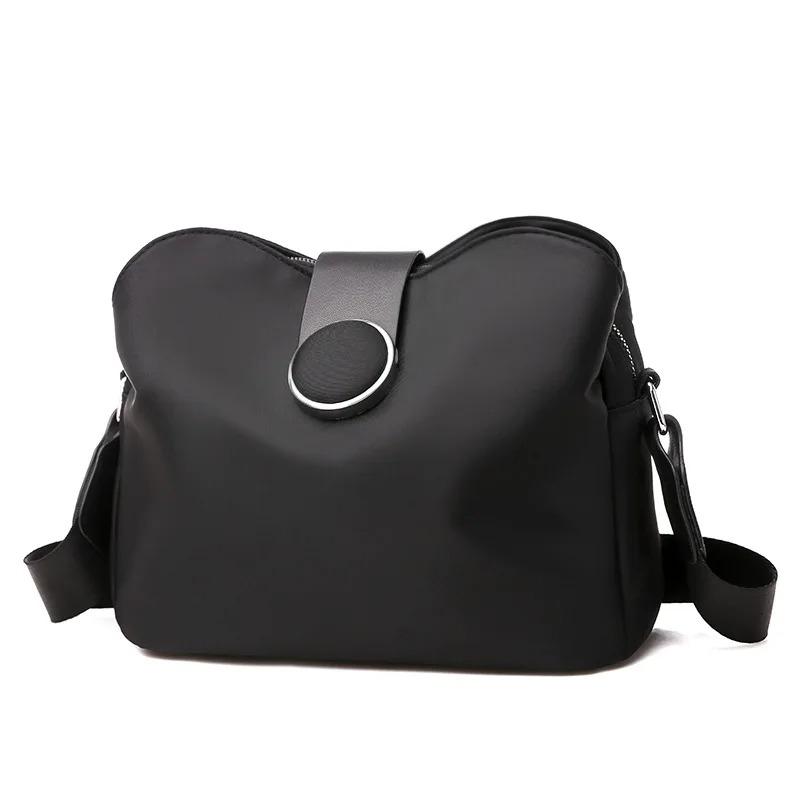 Neformální nylonová taška přes rameno Dámská móda Vodotěsná taška Messenger Cestovní lehká malá kabelka Crossbody Nákupní kabelka Dámská kabelka