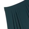MEASPHERA Women Chain Pleats Skirt Dark Green