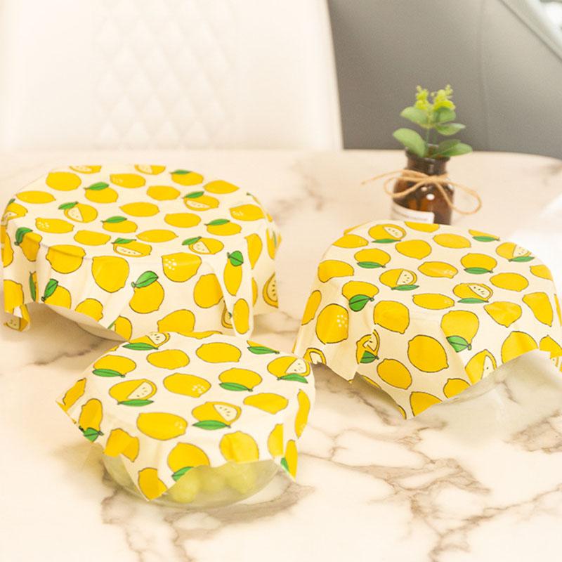 New Beeswax Wrap Eco-friendly Kitchen Wrap Replacement Organic Natural Bees Wax Reusable Mixed Pattern Beeswax Food Wrappers