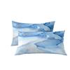Home Textiles Bedding Quilt Three-piece Set Brushed Printing Marble Casual Style Fat Quilt Set