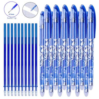 85 Pcs/Set Kawaii Erasable Pens Refill 0.5mm Gel Pen Gel Ink Stationery School Writing Supplies for Notebook Office Student
