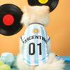 Pet Clothes World Cup Short-sleeved Football Cup Dog Small, Medium and Large Dog Cat Clothes Spring and Summer