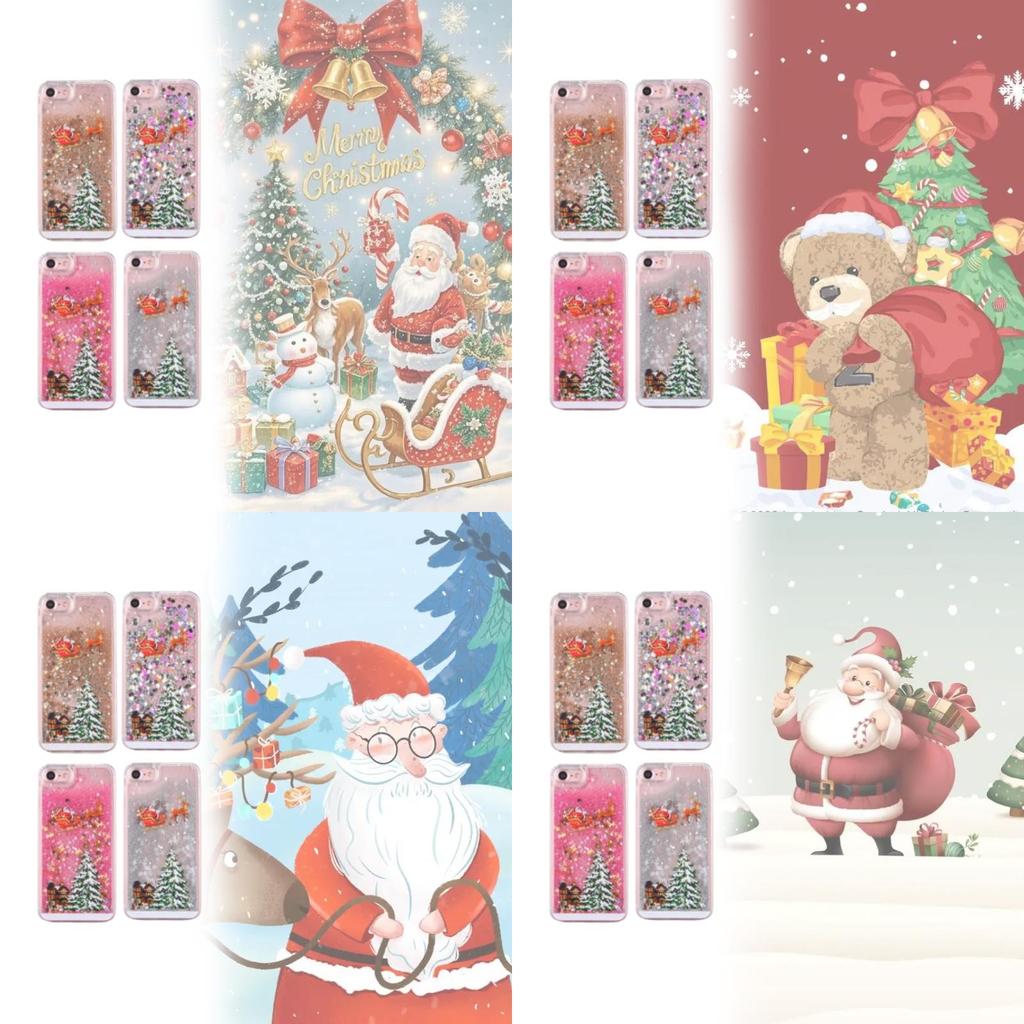Etui na iPhone'a Plus Płynny Piasek z Materiału TPU dla Ochrony przed Upadkiem i Personalizacji