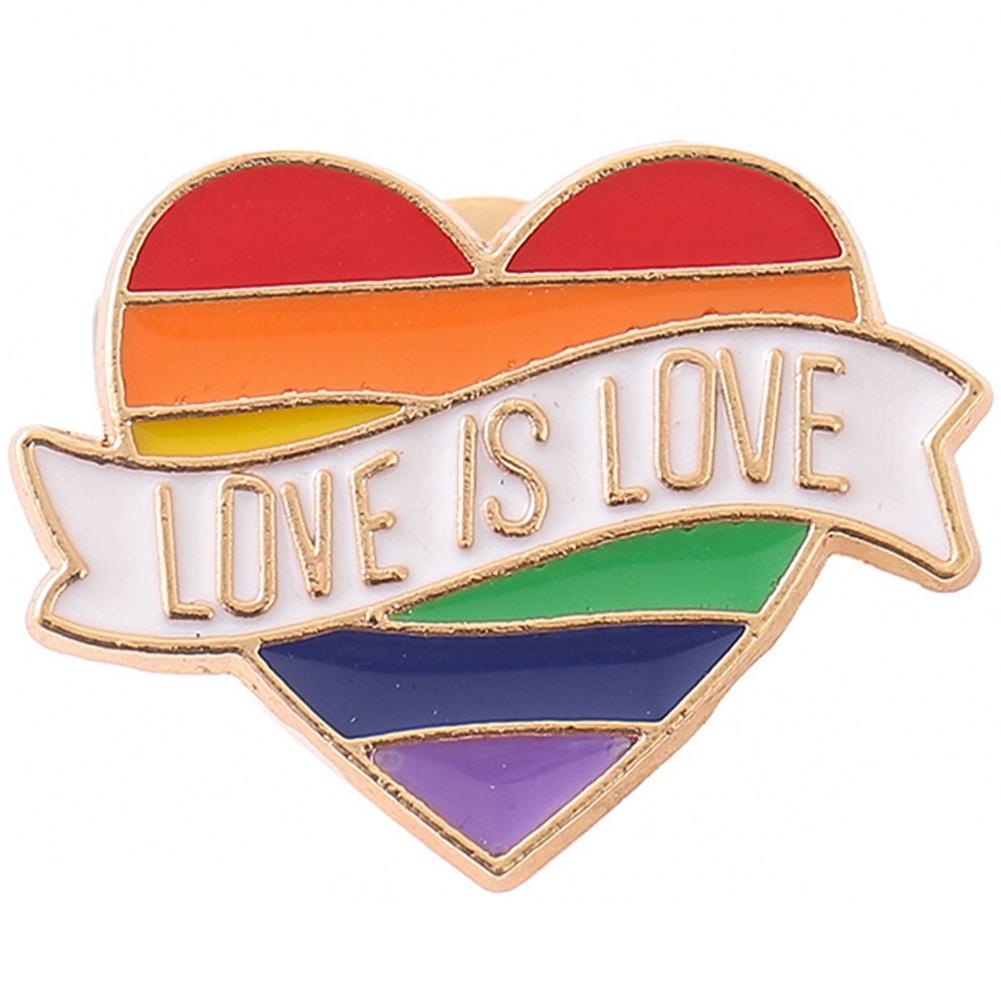 Rainbow Cartoon Mini Brooch Metal Gay Flag Lapel Pins Versatile Unisex for Backpack Clothing Decor