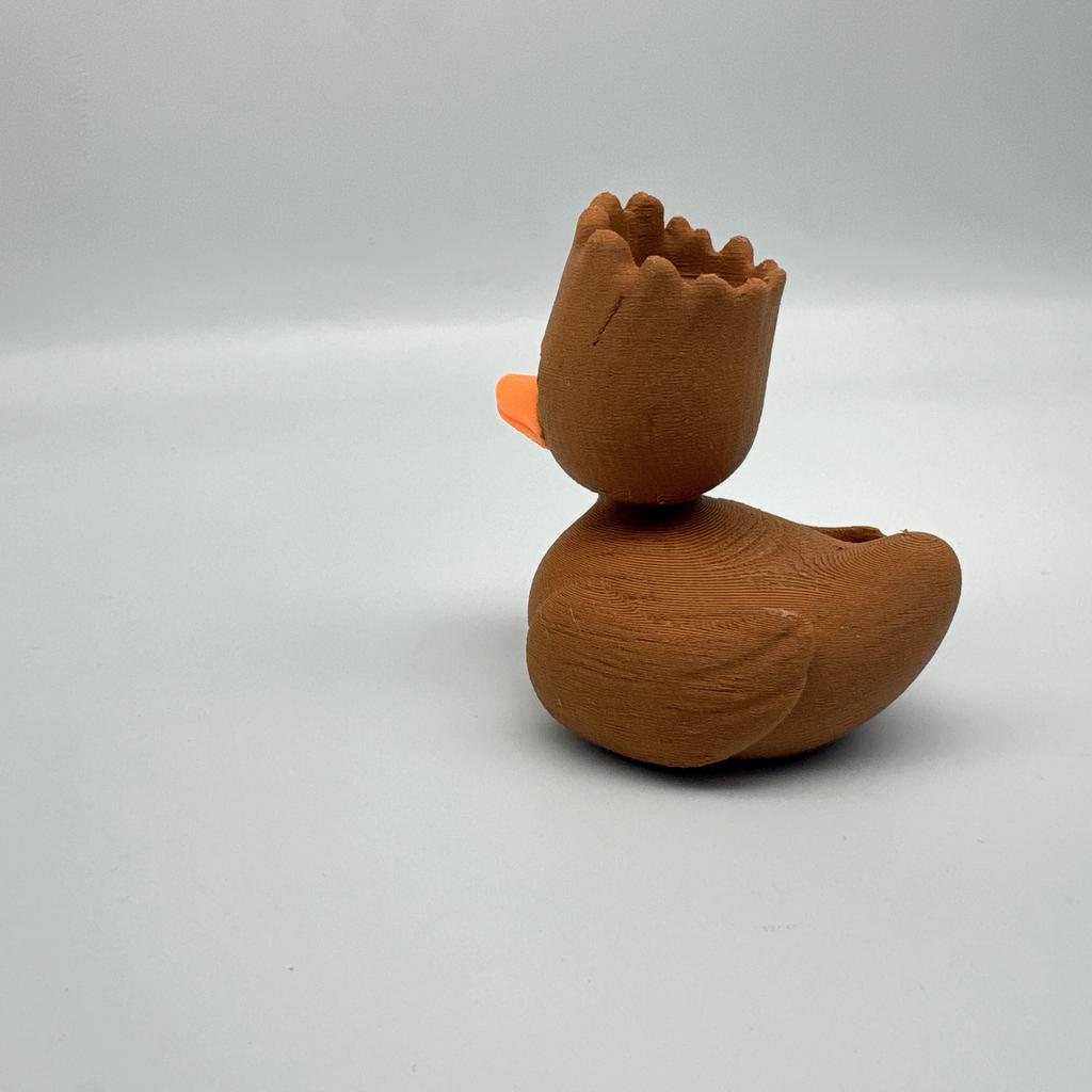 3D Printed Groot Duck Statue, Groot Theme Rubber Duck, Durable Plastic, Indoor/Outdoor Desktop Office Home Decor, Unique Design