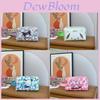 Cinnamoroll Kuromi Melody Print Nylon Travel Makeup Bag With Breathable Design For Unisex Use