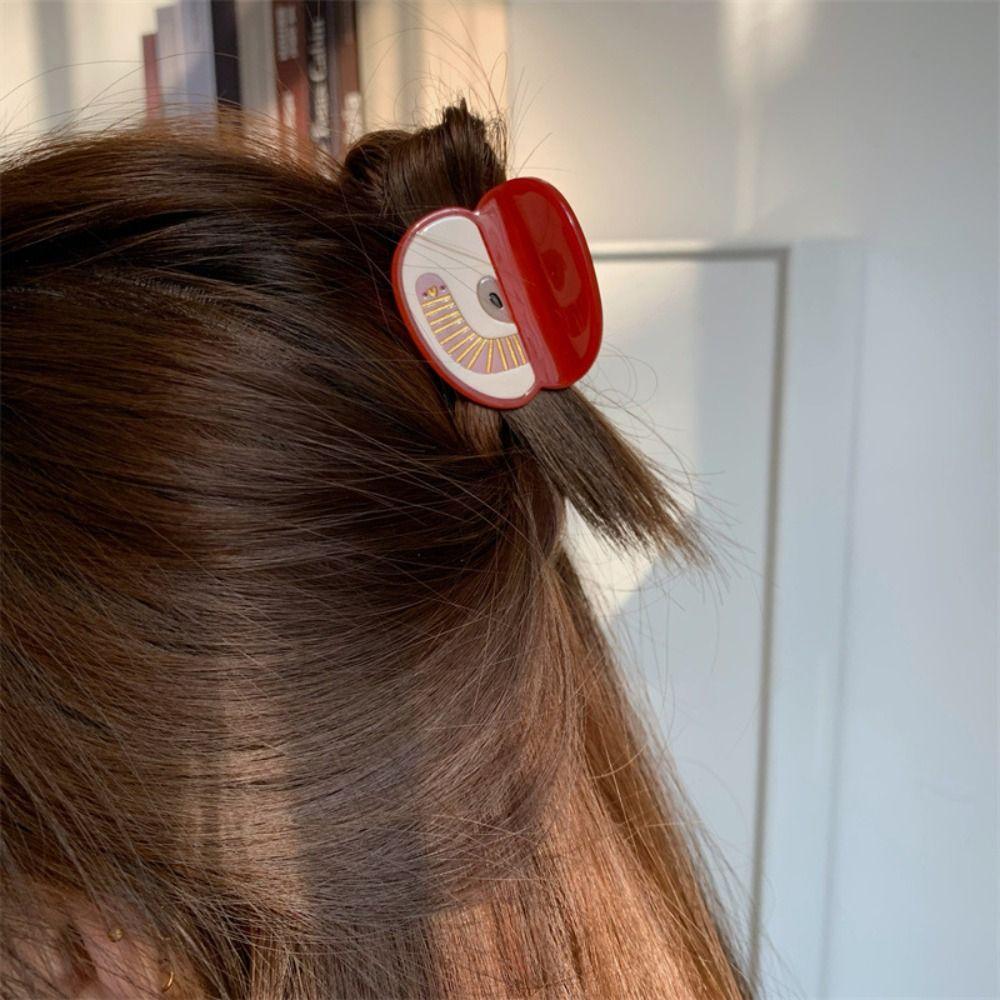 

Cute Fruit Shark Clip Sweet Acetic Acid Claw Clip Creative Strawberry Grab Clip Headwear Style6