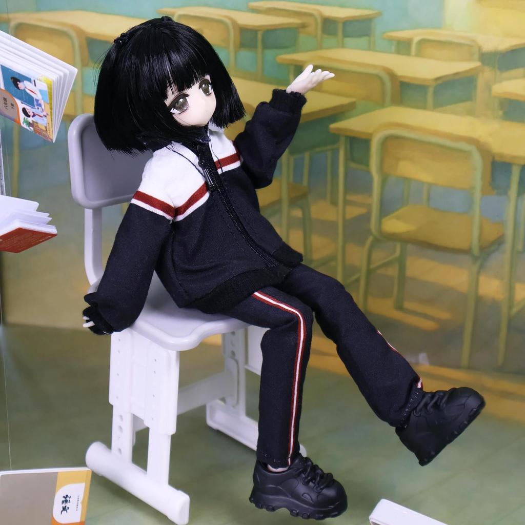 MJD Doll Scale Articulated Figure Anime Doll 20cm Suitable for Ages 15 and Up Made of PVC ABS with Outfit Collectible Figure 1/8 & (Cicada Chirp)