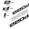 ACA1 ABS Emblem Glossy Black Car Sticker Badge Decal Body Trunk Decor for BMW 216i 218i 218d 220d 225i 225d 228i 230i 228d 230d 240i