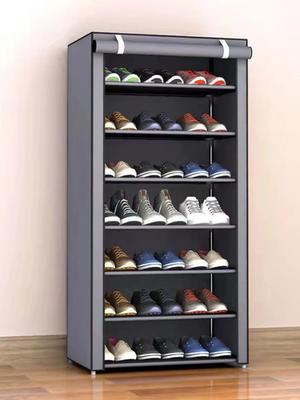 Mehrschichtiger Schuhregal-Organizer Staubdichter Stoff-Organizer Ständer Flur Platzsparende Ablage Heimmöbel Aufbewahrung Schuhregal