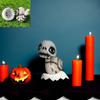 Cute Cartoon Skull Snail Sculpture Halloween Decoration Made Of Durable Resin Material