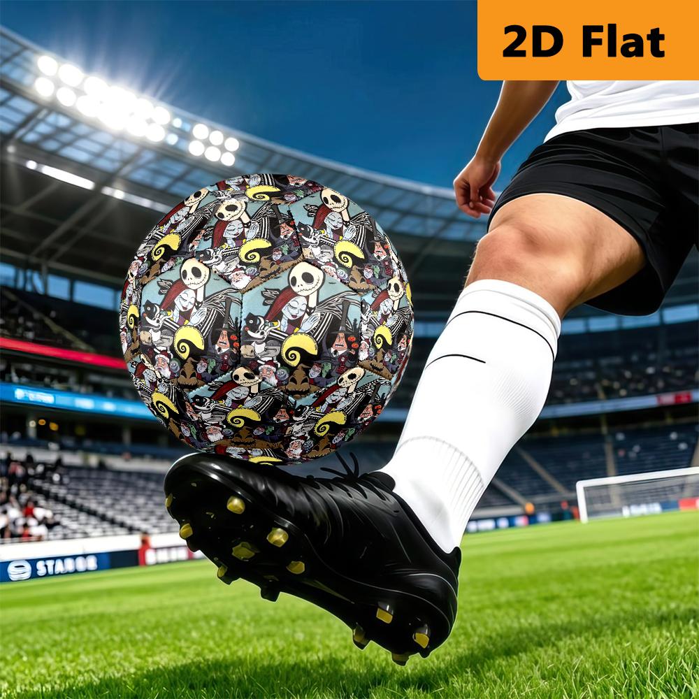 Nightmare Before Christmas Character Print Football Suitable For Both Training And Competition Wearresistant And Slipresistant