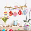 Colorful Easter Egg Pendant Tags - Happy Easter Party Decorations