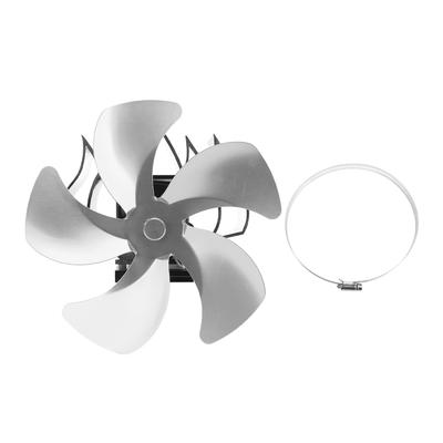 5 Blade Heat Powered Stove Fan Aluminum Alloy Noiseless Wall Hanging Thermal Powered Fireplace Fan