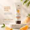 Vitamin C Face Wash 100ml with Niacinamide, Orange Peel & Tomato Extracts for Glowing Skin