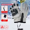Heated Gloves For Women Electric Touchscreen USB Hand Warmers 3 Settings Winter Mittens Heater For Women Men Commuting Cycling