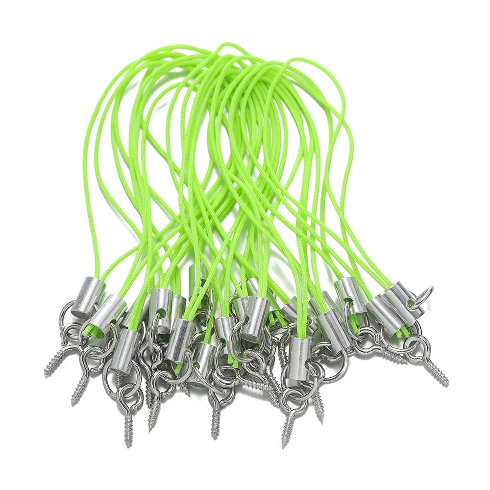 20/50pcs Lanyard Lariat Strap Cord With Eye Pins Screw Colour Strap Charm Cord Rope Keychains Hooks Mobile Phone DIY Accessories